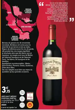 Intermarché Château portal aop haut-médoc offre