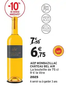 Intermarché Château bel air aop monbazillac offre