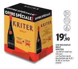 Intermarché Kriter vin mousseux brut offre