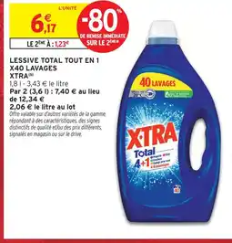 Intermarché Hyper Xtra lessive total tout en 1 offre