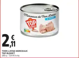 Intermarché Hyper Top budget thon listao morceaux offre