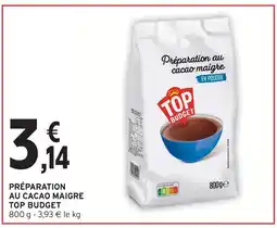 Intermarché Hyper Préparation au cacao maigre offre