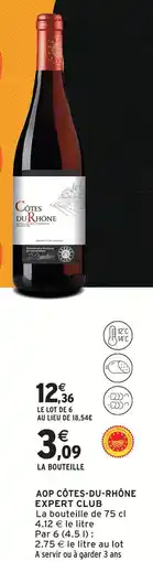 Intermarché Express Expert club aop côtes-du-rhône offre