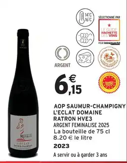 Intermarché Express Domaine ratron aop saumur-champigny l'eclat hve3 offre
