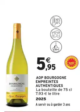 Intermarché Express Signe bourgogne aop bourgogne chardonnay offre