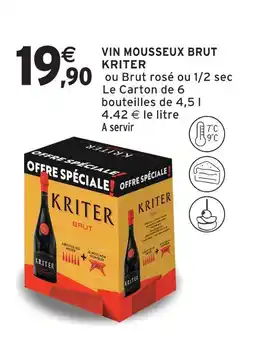 Intermarché Express Kriter vin mousseux brut offre