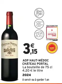 Intermarché Express Château portal aop haut-médoc offre