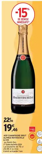 Intermarché Express Charles devauchêne aop champagne brut blanc de blancs offre