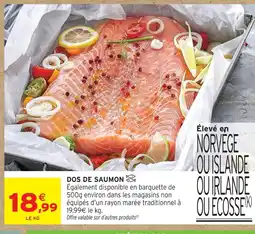 Intermarché Dos de saumon offre