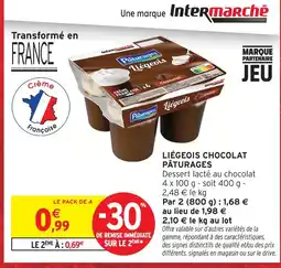 Intermarché Pâturages liégeois chocolat offre
