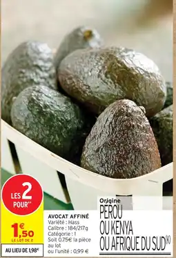 Intermarché Avocat affiné offre