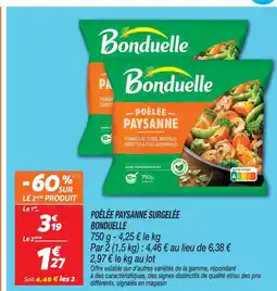 Netto Bonduelle poêlée paysanne surgelée offre