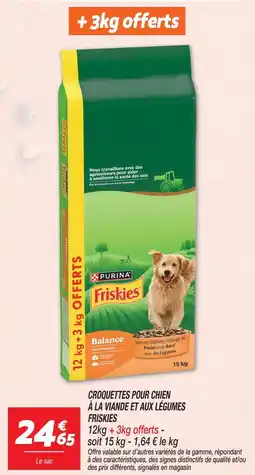 Netto Friskies croquettes pour chien à la viande et aux légumes offre