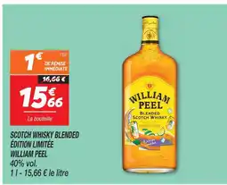 Netto William peel scotch whisky blended édition limitée offre