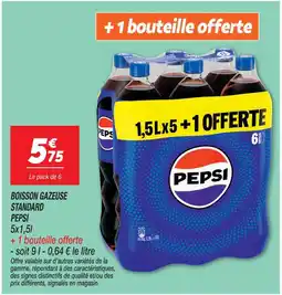 Netto Pepsi boisson gazeuse standard offre