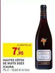 Hautes côtes de nuits 2023