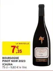 Intermarché Bourgogne pinot noir 2023 offre