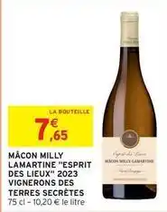 Intermarché Mâcon milly lamartine esprit des lieux 2023 offre