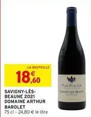 Intermarché Na! - savigny-les- beaune 2021 domaine arthur offre