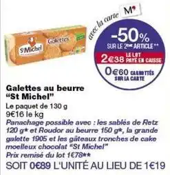 Monop' St michel - galettes au beurre offre