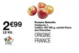Monop' Pomme reinette offre