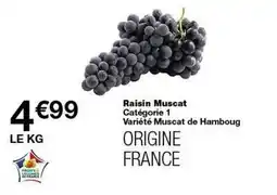 Monop' Raisin muscat offre