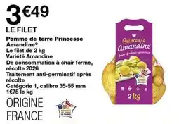 Monop' Princesse amandine - pomme de terre offre