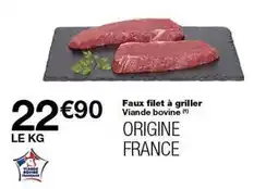 Monop' Faux filet à griller viande bovine offre