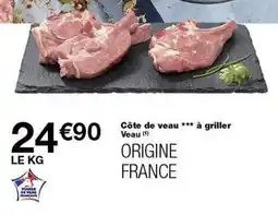 Monop' Côte de veau à griller veau offre