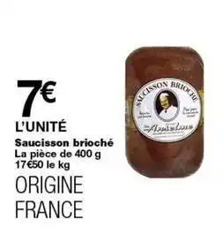 Monop' Saucisson brioché offre