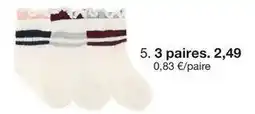 Zeeman 3 paires offre