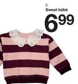 Zeeman Sweat bébé offre