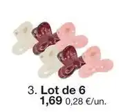 Zeeman Lot de 6 offre