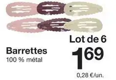 Zeeman Barrettes offre