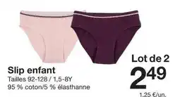 Zeeman Slip enfant offre