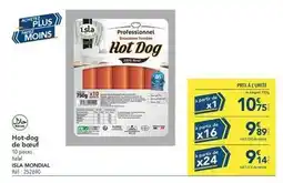 METRO Isla mondial - hot dog de bœuf offre