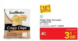 METRO Lamb weston - crispy chips avec peau offre