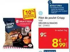 METRO Filet de poulet crispy offre