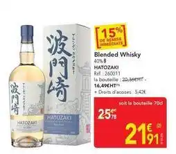 METRO Hatozaki - blended whisky offre