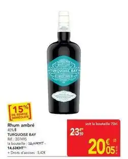 METRO Rhum ambré offre