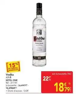 METRO Vodka offre