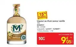 METRO Liqueur au rhum saveur vanille offre