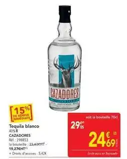 METRO Tequila blanco 40x8 offre