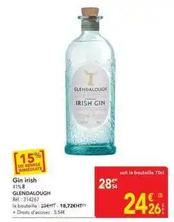 METRO Gin irish offre