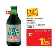 METRO Vitamalt - bière sans alcool offre
