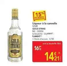 METRO Liqueur à la cannelle offre