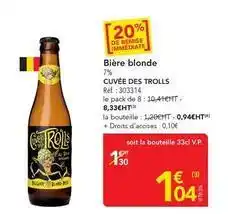 METRO Bière blonde offre