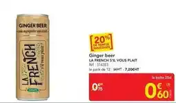 METRO La french - ginger beer offre