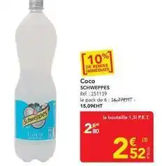 METRO Schweppes - coco offre