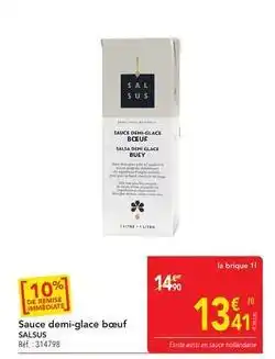 METRO Sauce demi-glace bœuf offre
